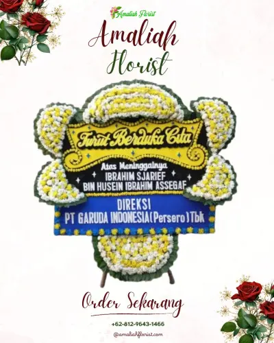 Papan Bunga Duka di Kebonmanggu